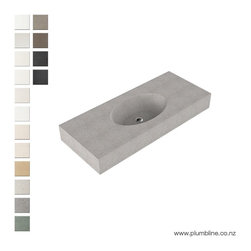 Oval 1200 Single Stone Vanity Top By Plumbline - Bathroom Basins