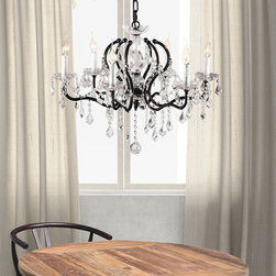 Zuo Gypsum Ceiling Lamp Distressed Black - SKU: 98265 - Pendant Lighting