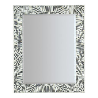 Commerce and Market Tiger Tooth Vertical Mirror - Contemporary - Wall ...