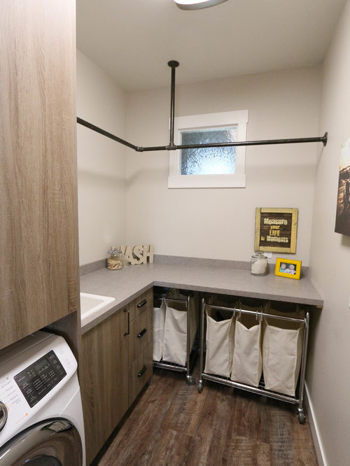 Industrial Laundry Room Design Ideas, Remodels &amp; Photos