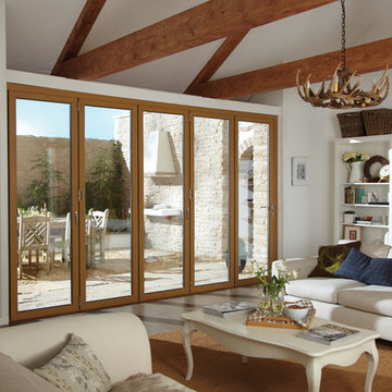 How a barn conversion loves aluminium bifolds
