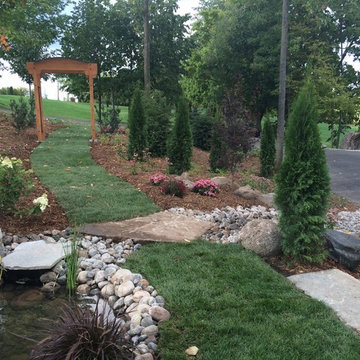 Ennismore, Front Entrance Garden and Pond