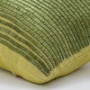 Green Pillow Covers Cotton Linen 20"x20" Decorative Pillows, Misty Green