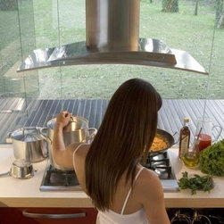 36" Acqualina Glass - Island Range Hood - Range Hoods And Vents