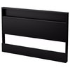 South Shore Holland Collection Headboard, Pure Black, Full/Queen 54/60''