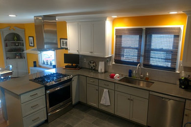 Kitchen - contemporary kitchen idea in Other