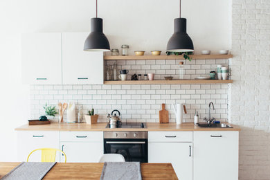 COCINA BLANCA RETRO