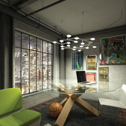 Artemide - Led Net Circle Pendant Lamp by Artemide - Pendant Lighting