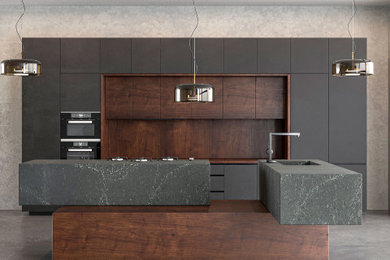 Kitchen - modern kitchen idea in New York