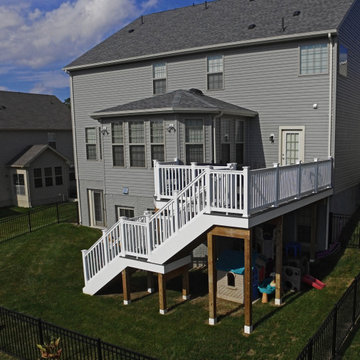 TimberTech Silver Maple Deck and Stairs in Frederick MD