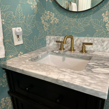 Tropical Powder Room Refresh — Oahu, Hawaii