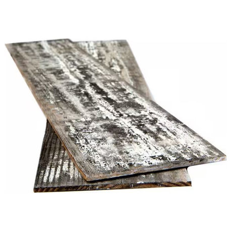 Thermally-Modified Barn Wood Wall Planks, 5"W x 48"L,10.sq.ft. Camo, Pack of 6