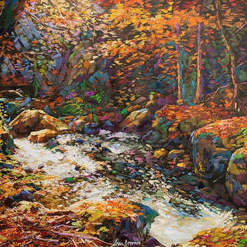 Landscape painting, Landscape art, Original Paintings for Sale by Leon Devenice