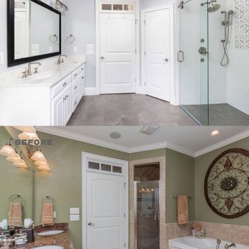 Simpsonville|Transitional Primary Bath Remodel
