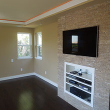 mounted tv