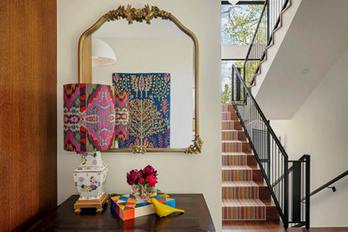 Inspiration for an eclectic entryway remodel in Denver