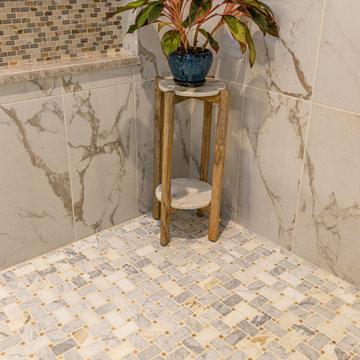 Primary Bathroom Transformation with Custom Walk-In Shower in Independence