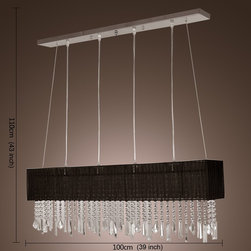 LightInTheBox Stylish Pendant Light with 4 lights (Fabric Shade) - Chandeliers