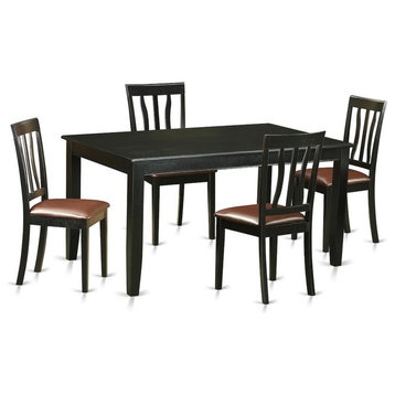 5-Piece Dinette Set, Table And 4 Dining Chairs