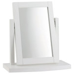 Bentley Designs - Hampstead White Painted Furniture Dressing Table Vanity Mirror, 54x52 cm - Hampstead White Painted Dressing Table Vanity Mirror offers elegance and practicality for any home. Crisp white paint finish adds a contemporary touch to a timeless range guaranteed to make a beautiful addition to any home.