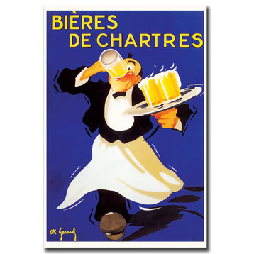 'Bieres de Chartres' Canvas Art