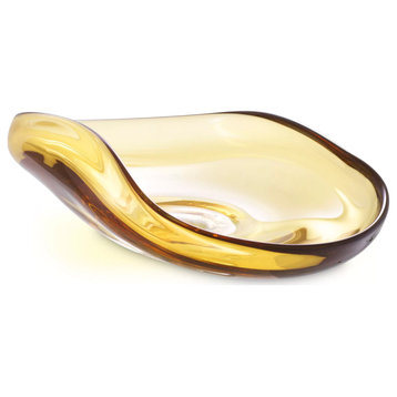 Contemporary Glass Bowl | Eichholtz Athol, Yellow
