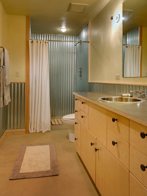 Metal Shower Walls Ideas, Pictures, Remodel and Decor