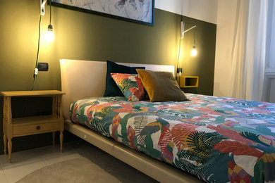 Esempio di una camera da letto minimal