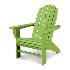Vineyard Curveback Adirondack Chair, Lime