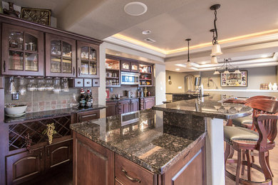 Elegant basement photo in Denver