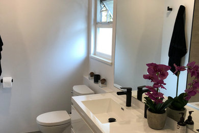 Minimalist home design photo in Vancouver
