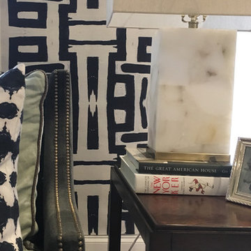 81613 Black White Grasscloth