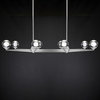 Modern Forms PD-82044 Double Bubble 8 Light 44"W LED Globe - Aged Brass