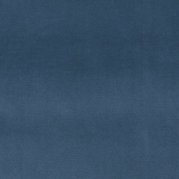 Blue Plush Elegant Cotton Velvet Upholstery Fabric By The Yard