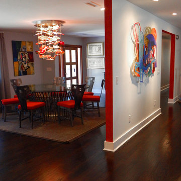 View into Contemporary Dining Room
