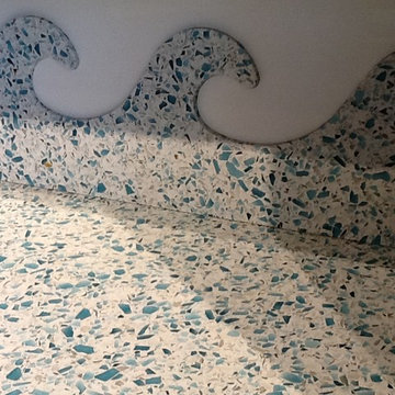 Vetrazzo Floating Blue