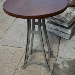 Machine Base Cafe Table - Table Tops And Bases