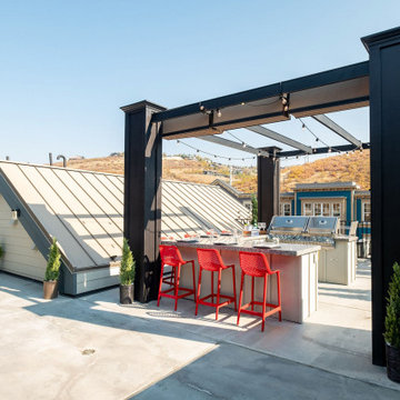Ski Resort Rooftop Deck