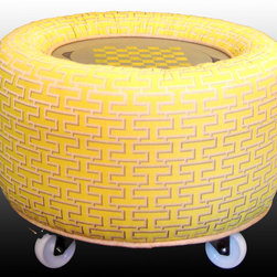 TrueBee&reg; Design - TrueBee&reg; Design CROWN Storage Ottoman - Footstools And Ottomans