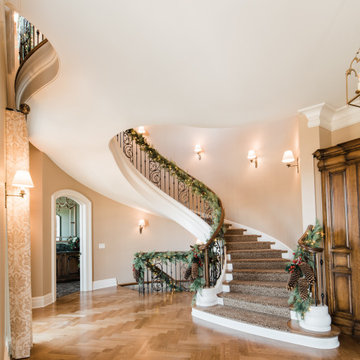 2019 SMA StairCraft Awards - Best Curved Stairway-Traditional - Heartland Stairw