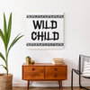 Wild Child 24x24 Canvas Wall Art