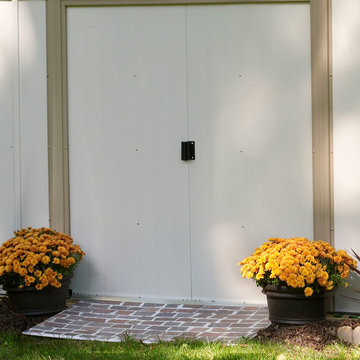 The Arrow Oakbrook Steel Storage Shed Series
