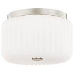 Hudson Valley - Mitzi Lydia 2-Light Flush Mount, Polished Nickel, H340502-PN - *Part of the Lydia Collection