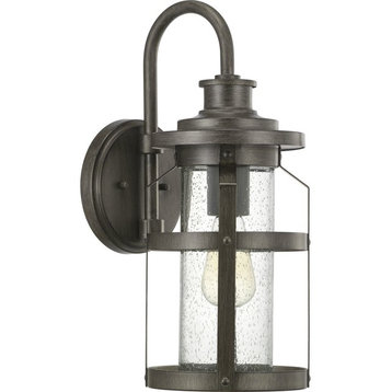 Haslett Collection 1-Light Medium Wall Lantern, Antique Pewter