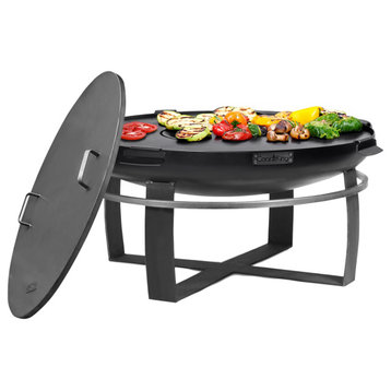 Viking 32" Fire Pit With Grill Plate and Cover Lid