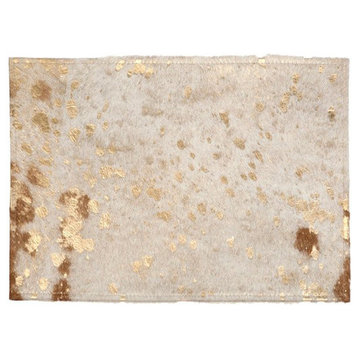 Cowhide Gold Placemats