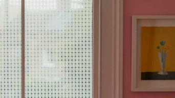 'Geoflower' transparent window film by Brume