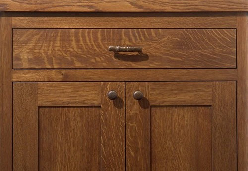 Kitchen Cabinets Combining Rift Sawn And Quarter Sawn White Oak