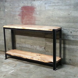 Live Edge Maple Credenza - Buffets And Sideboards