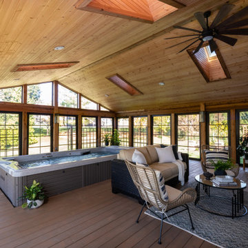 Rustic Sunroom Addition